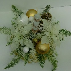 Stroik świąteczny, bożonarodzeniowy, dekoracja stołu